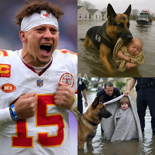 NFL Icon Patrick Mahomes Donates $2 Million to K9 Hero After Dramatic Texas Flood RescueKansas City Chiefs superstar Patrick Mahomes is stepping up in a big way — pledging $2 million to support a heroic K9 unit. The generous move comes after powerful footage showed the K9 and local officers saving a young girl who had been swept nearly 20 miles by raging floodwaters at a Texas summer camp.