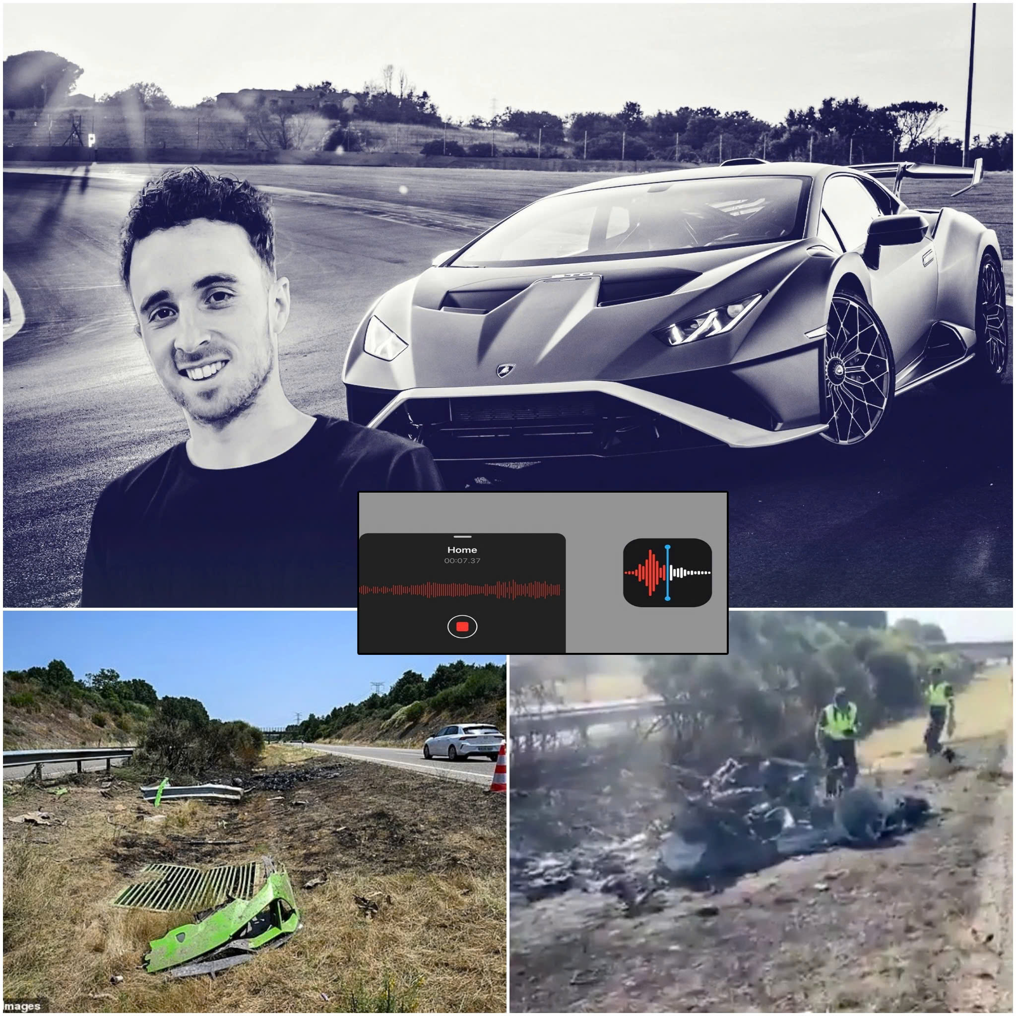 12 MINUTES BEFORE DISASTER: CCTV releases audio recording of Diogo Jota’s final phone call before the crash. The conversation sounds eerily prophetic, sending chills down the spine of those who hear it. 🔗 Full call transcript in the comments 🔗 Viewer discretion advised 👇