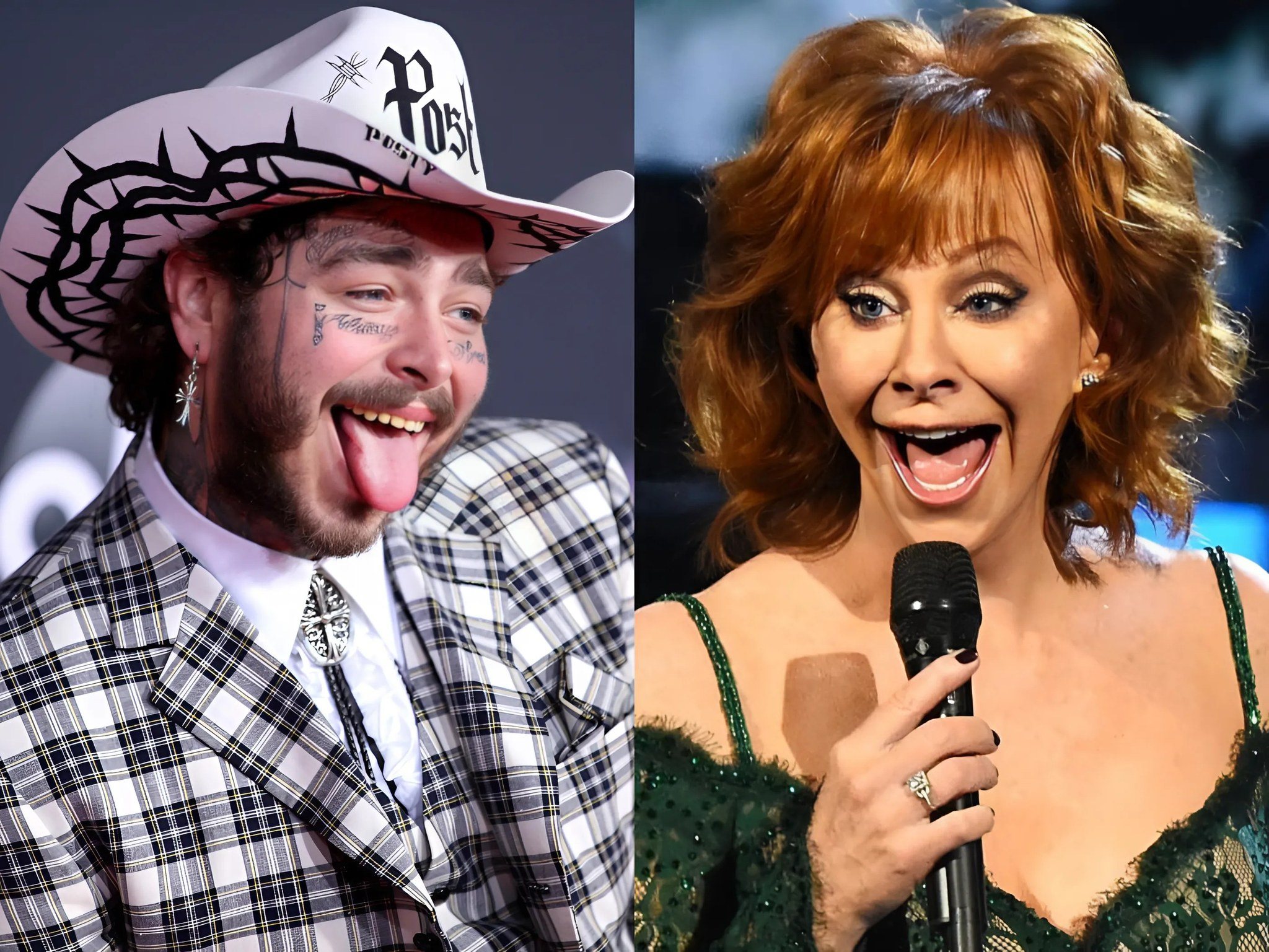 Reba McEntire Blasts Post Malone’s Country Win: “Lord Help Me, If Singing Country Music Means Being Covered In Tattoos, Drinking Beer Like It’s Water, And Not Knowing The Smell Of Cow Shit, Then I’ll Quit This Damn Job!SH