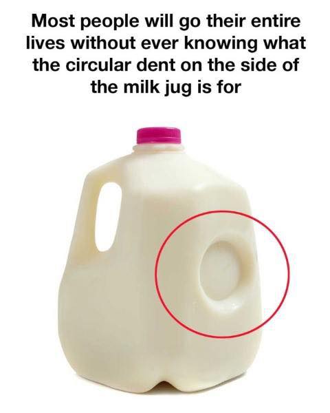 The Hidden Purpose Behind That Little Dent on Your Milk Jug — And Why It Matters More Than You Think – Magfeeds.SH