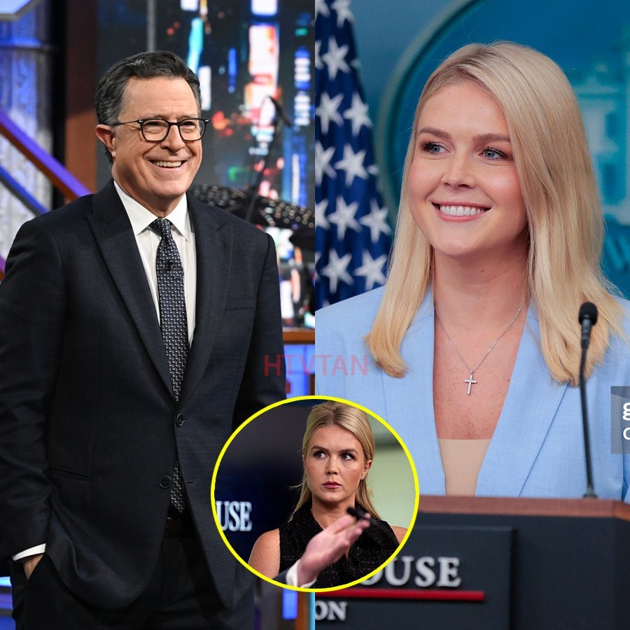 Stephen Colbert Mocked Karoline Leavitt—But Her Savage Comeback Left Him Speechless on Live TV!SH