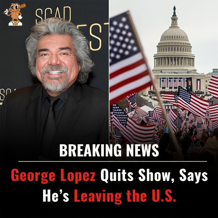 BREAKING: George Lopez QUITS hit show and leaves the US — “I can’t live here for the next 4 years”. Fans were shocked when the comedy legend left Hollywood and announced his dramatic departure from the US. What drove him to this extreme? The real reason behind this bold decision will leave you speechless. SH