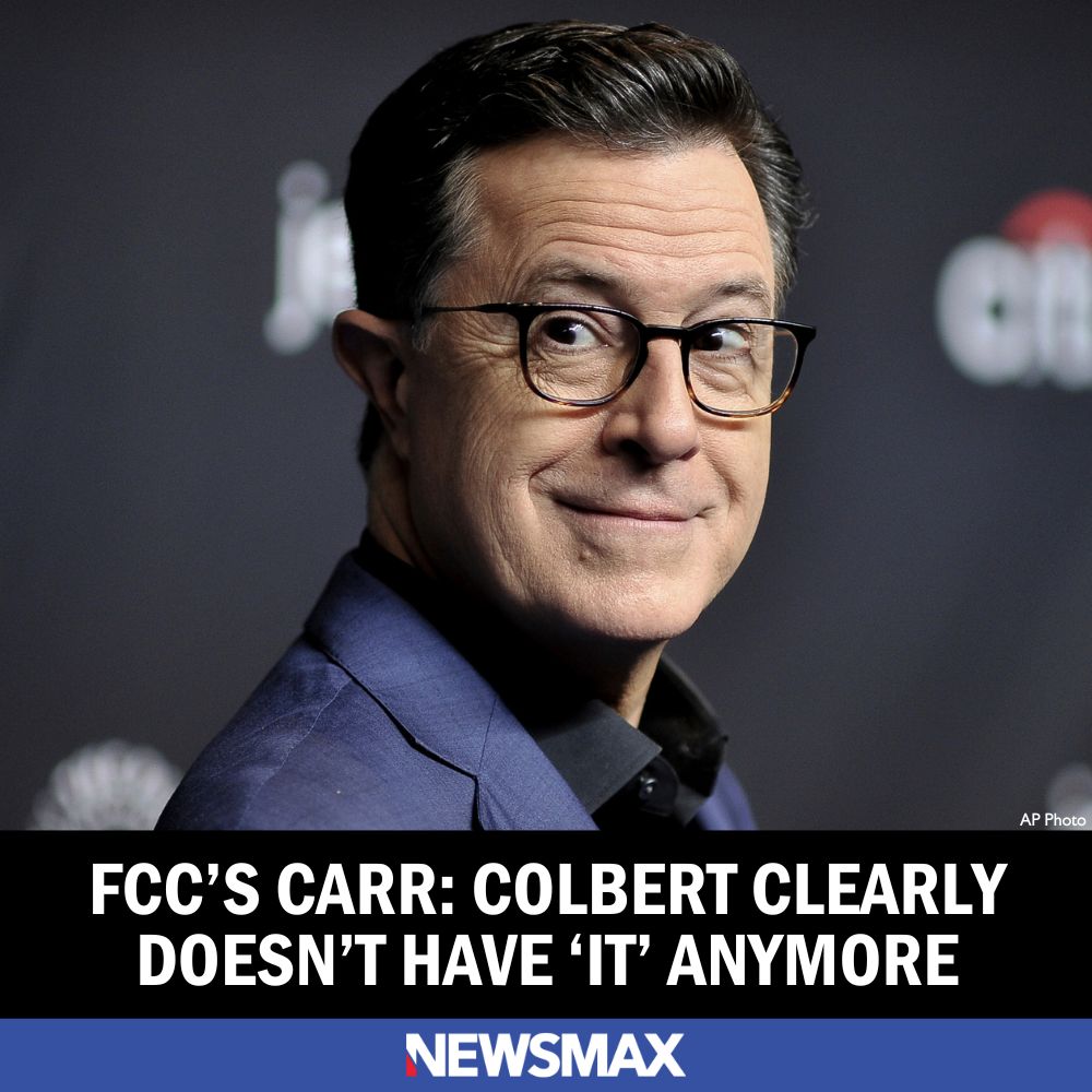 FCC’s Carr: Colbert Clearly Doesn’t Have ‘It’ Anymore.SH