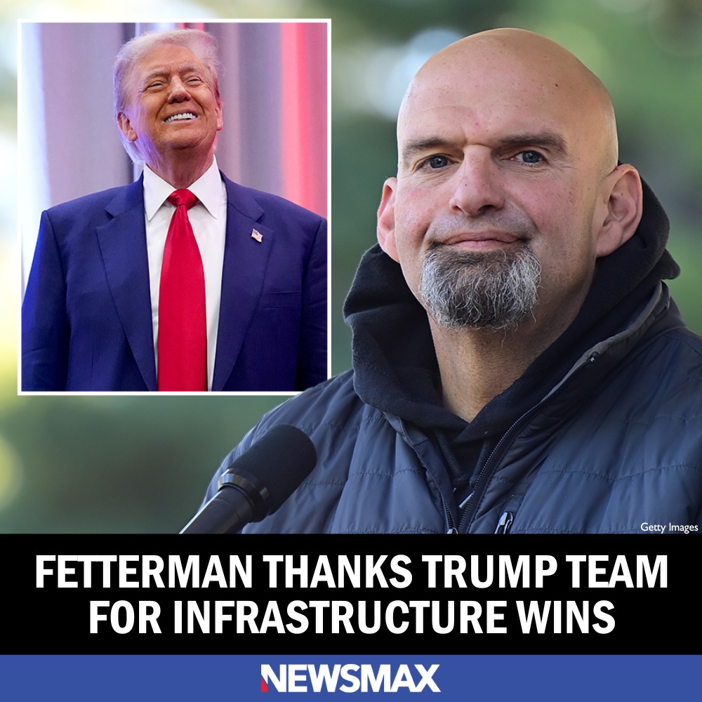 Fetterman Thanks Trump Team for Infrastructure Wins.SH