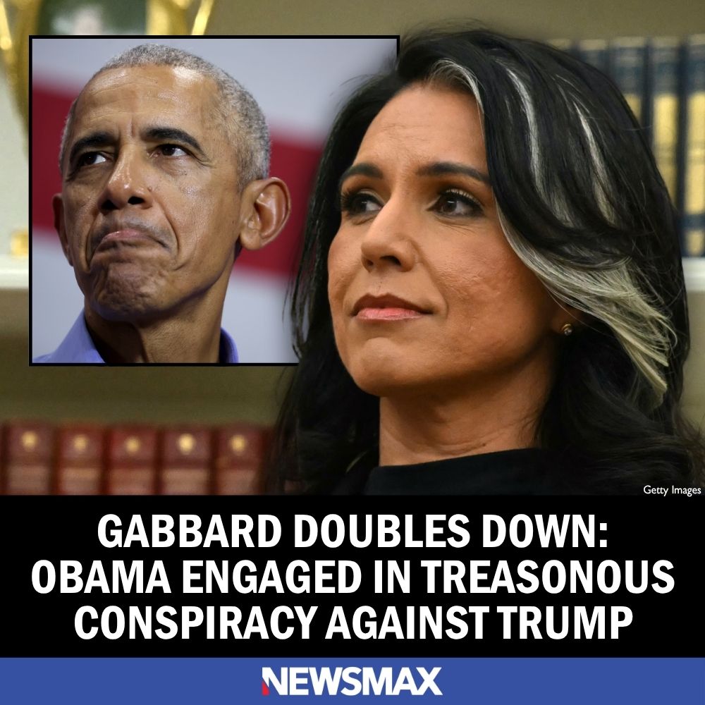 Gabbard to Newsmax: Obama, Staff Engaged in Treasonous Conspiracy Against Trump.SH