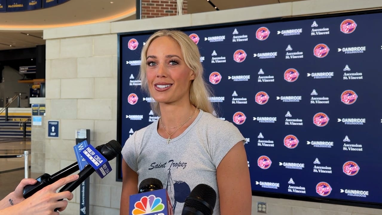 New Indy Fever Sophie Cunningham is excited to play with Caitlin Clark