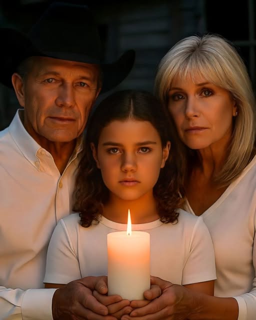 ❤️ “She’s our daughter now.” — George Strait and his wife, Norma, have quietly adopted a young girl who lost her parents in the Texas floods. No cameras. No press. Just a quiet act of love — rooted in a loss they’ve carried for decades. Years ago, the Straits lost their own daughter, Jenifer, at just 13 years old. The pain never left them. So when they heard about this orphaned girl, alone after the storm, they didn’t see a stranger. They saw a chance to give love where it was needed most. It wasn’t charity. It was healing. And in the wake of tragedy, they gave her not just a home — but a family.