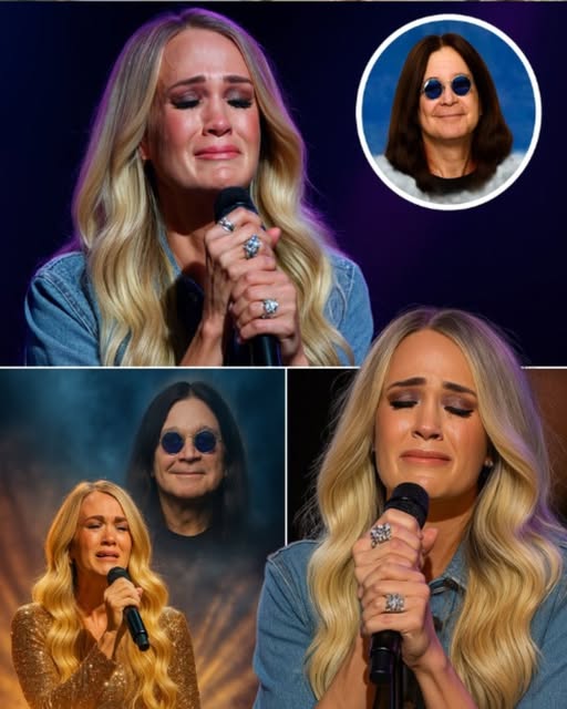 No one expected it — but when Carrie Underwood stepped onto the stage before 80,000 fans and began to sing “Mama, I’m Coming Home” in honor of Ozzy Osbourne, the entire arena fell silent. Her voice, rich with reverence and ache, wrapped around the lyrics like a prayer. By the final chorus, tears were streaming, not just from the crowd, but from the band behind her. It wasn’t just a tribute — it was a goodbye no one saw coming ST
