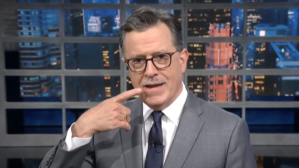 Stephen Colbert Takes Swipe at His Own Bosses Over Trump's 'Big Fat Bribe'