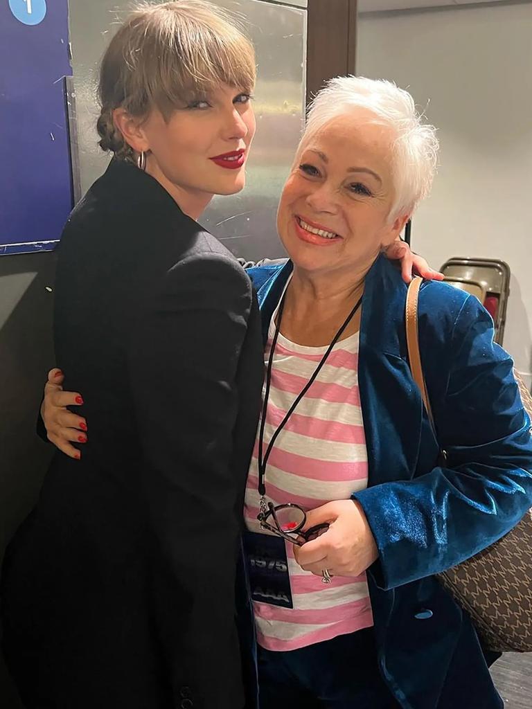 Taylor Swift and Denise Welch